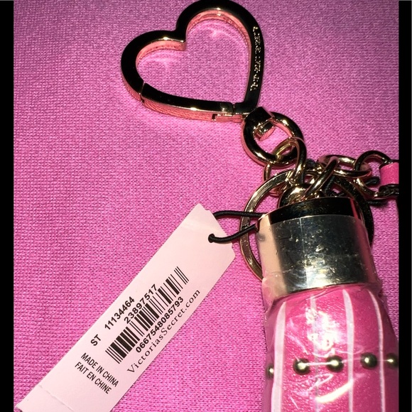 💗NWT VICTORIA’S SECRET STUDDED TASSLE KEYCHAIN💗 - Picture 5 of 6